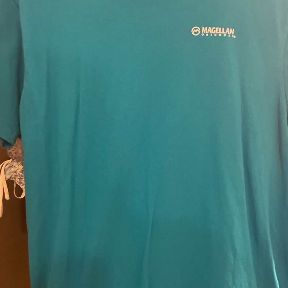 Magellan Outdoors woman’s  Teal Short-Sleeve T-Shirt